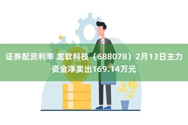证券配资利率 龙软科技（688078）2月13日主力资金净卖出169.14万元