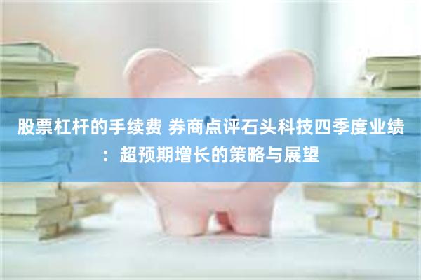 股票杠杆的手续费 券商点评石头科技四季度业绩：超预期增长的策略与展望